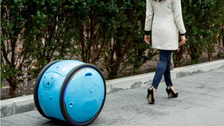 Sizi Gittiğiniz Her Yerde Takip Edecek Akıllı Robot Bavul